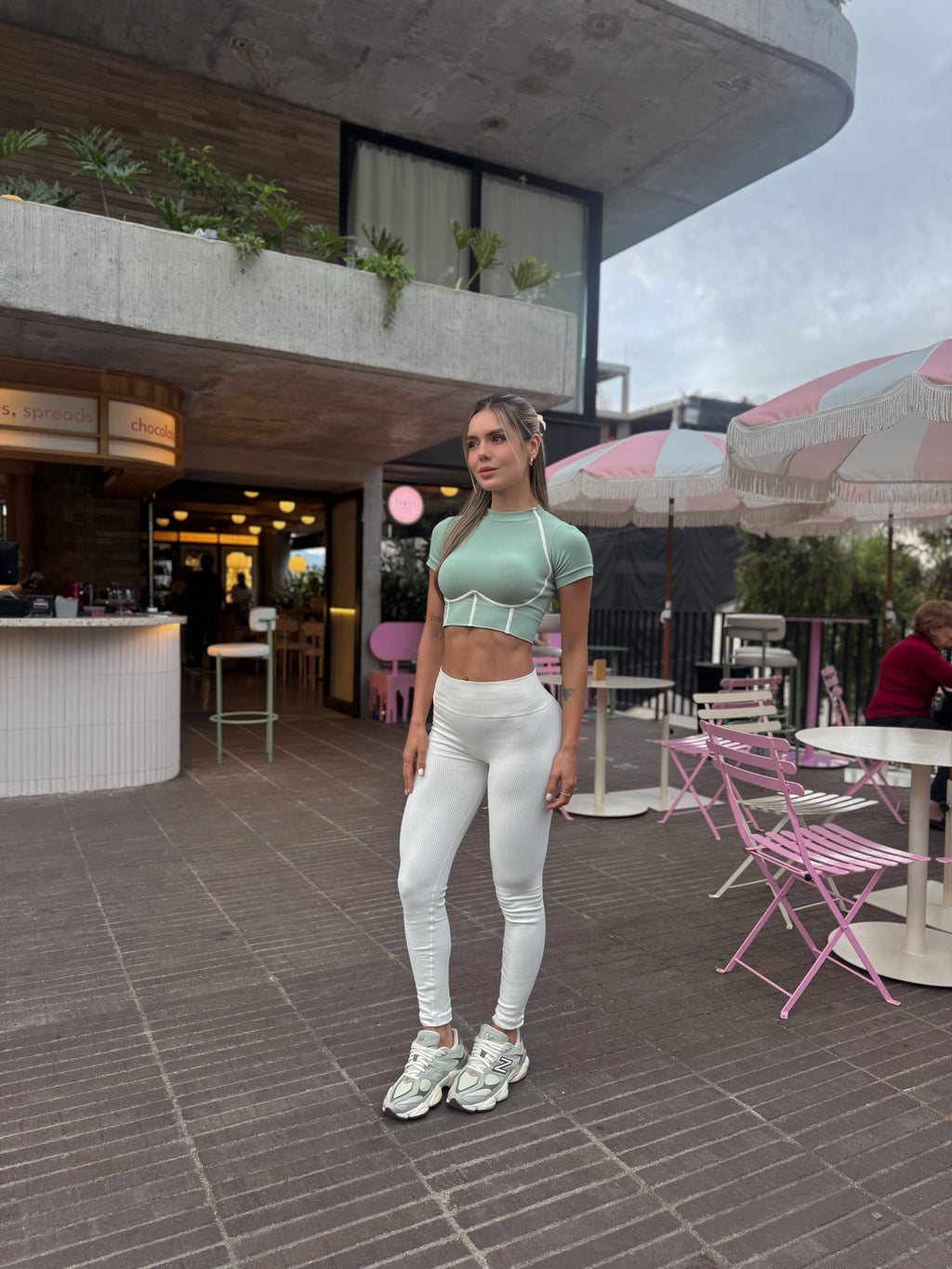 Leggings textura waffle Essencial