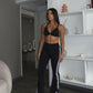 Set pantalón bota campana + top bra