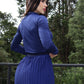 Falda plisada doble tull