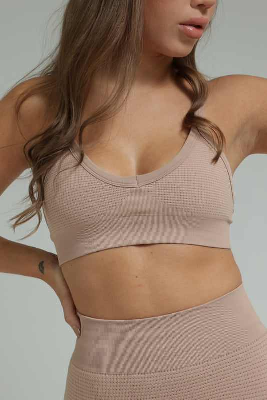 Top bra waffle seamless