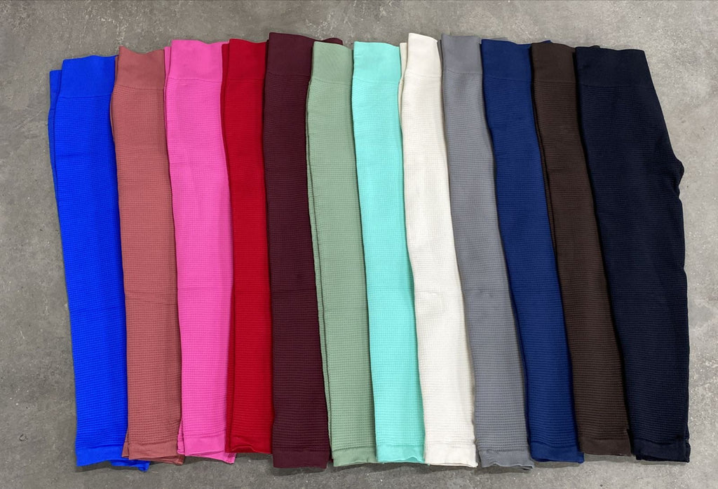Leggings textura waffle Essencial