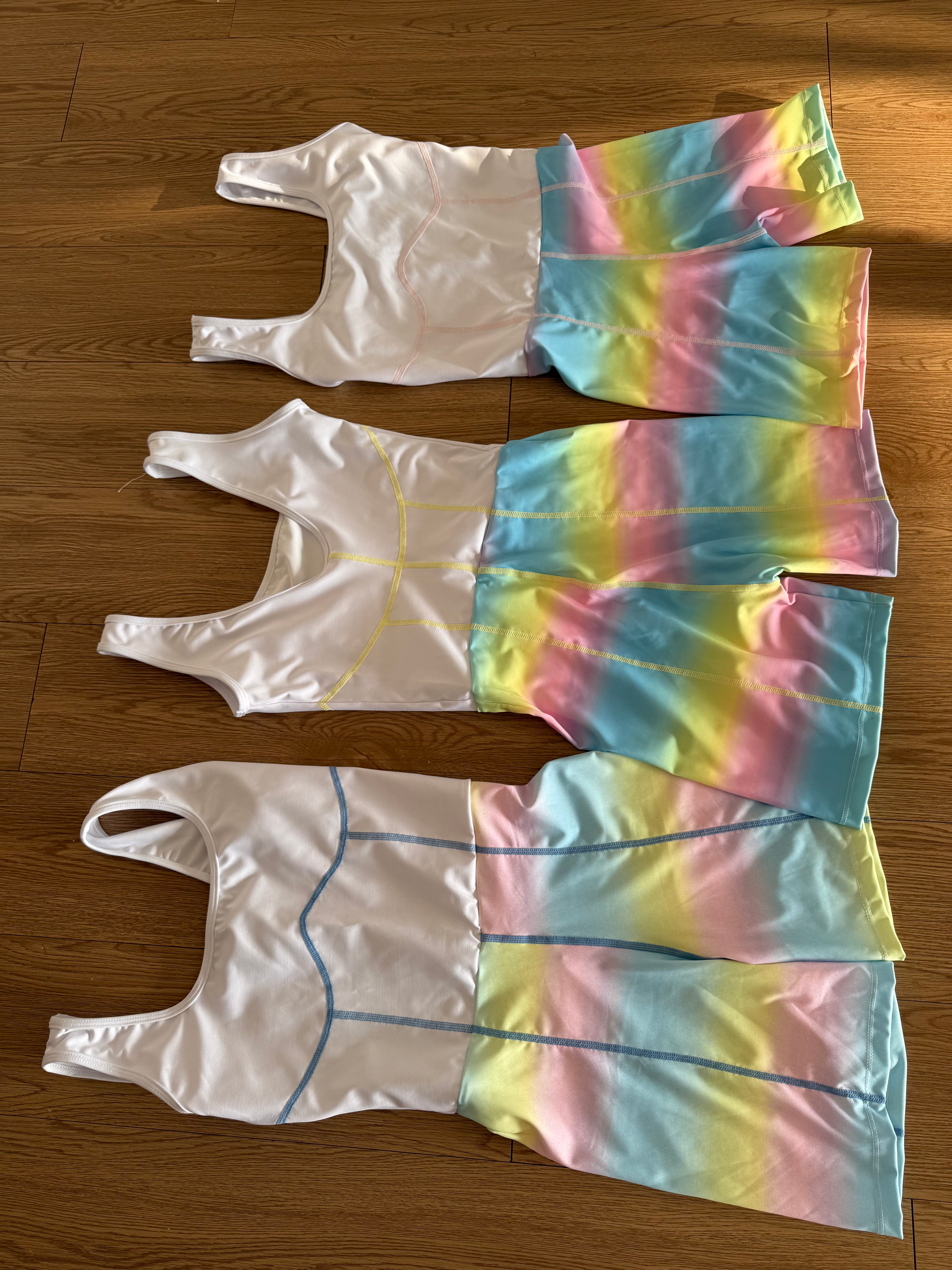 Enterizo corto Rainbow