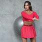 Falda short sport plizada